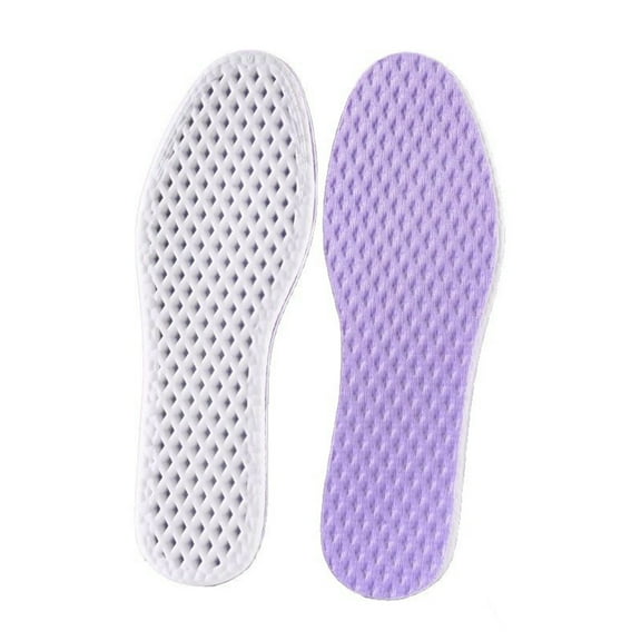 Summer Mesh Insoles Shock Absorption Breathable Shoe Inserts Flexible Cool Running Shoe Insoles for Men Women Sports Travel Work