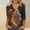 A703 Multicolor, variant on Women's Cute Ghost Print Blouses 3/4 Sleeve V Neck Halloween Tops Lantern Graphic Fall Shirts Casual Loose Fit Pullovers for ing Events