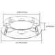 thumbnail image 2 of unbranded Rejilla Multiusos Para En Acero Inoxidable Soporte Resistente Para Wok Y Ollas Plateado, 2 of 8