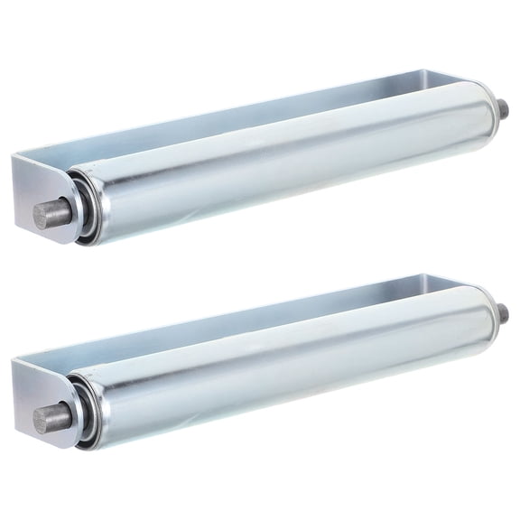 Milisten 2Pcs Stainless Steel Bearing Roller Assembly with Bracket Free Rolling for Material Handling Lines