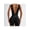 Black, variant on Quick Dry Women's Sports Bodysuit High-intensity V-Back Backless Shapewear Romper Scrunch Butt Jumpsuit for Yoga Sports Fitness one Piece Design Royal Blue S