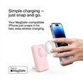 thumbnail image 3 of Banco de energía inalámbrico Belkin BoostCharge 5K con MagSafe Pink, 3 of 9