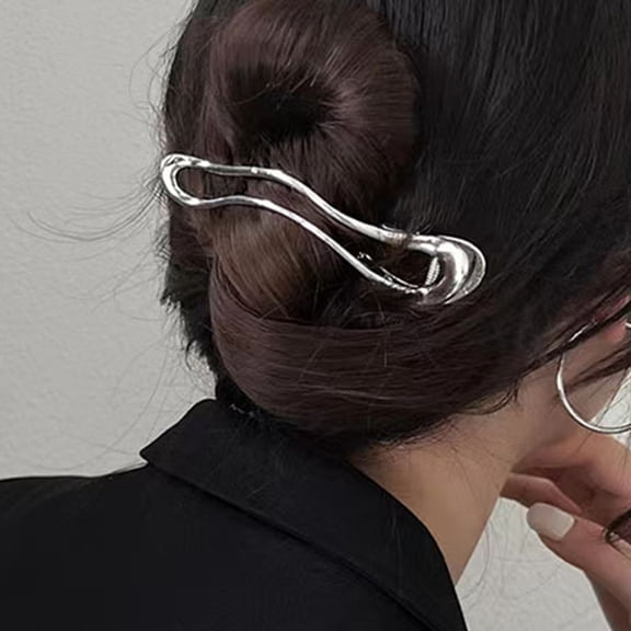 UPGRATOR 2Pcs Metal Banana Clips Ponytail Holder Hair Accessories for Thick Hair Styling