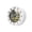 *0577-G, variant on Meggemo AI Generated Digital Art Custom Photo Round Wall Clock Personalized Design Gift Silent Non Ticking Easy Installation Battery Operated