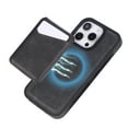 thumbnail image 2 of Designed for iPhone 13 Phone Case,2-in-1 Magnetic Detachable Card Holder,With Card Slots,Back Flip Kickstand,Compatible with Mag-Safe,PU Leather Shockproof Wallet Phone Case,Black, 2 of 9
