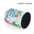 thumbnail image 4 of Fideos y Amigos-theme Cylinder Pen Holder Pencil Organizer with Flannel Lining PVC Leather Material Cardboard Base for study work 10*8CM, 4 of 6