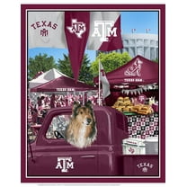 Texas A&amp;M University 100% Cotton Tailgate Panel-Sold by the Panel-43"x36"