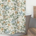 thumbnail image 5 of Vintage Floral Blue and Yellow Single Shower Curtain by Sweet Jojo Designs, 5 of 5