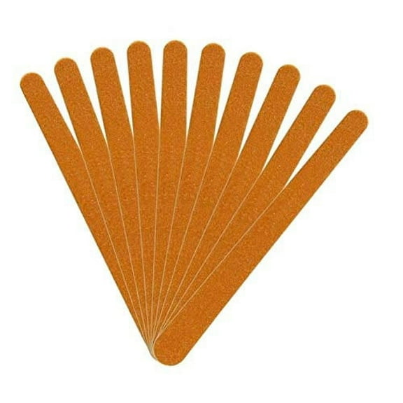 Straight Nail file Double Sided Emery Board, 4.5" Long (Pack of 100)
