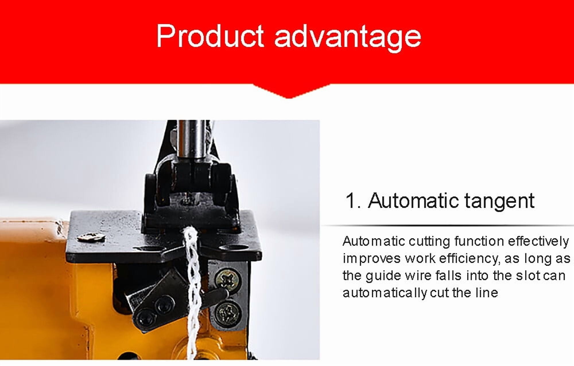 PEAKORABag Closer Sewing Machine Industrial Bag Closing Machine Handheld Bag W/ Charger