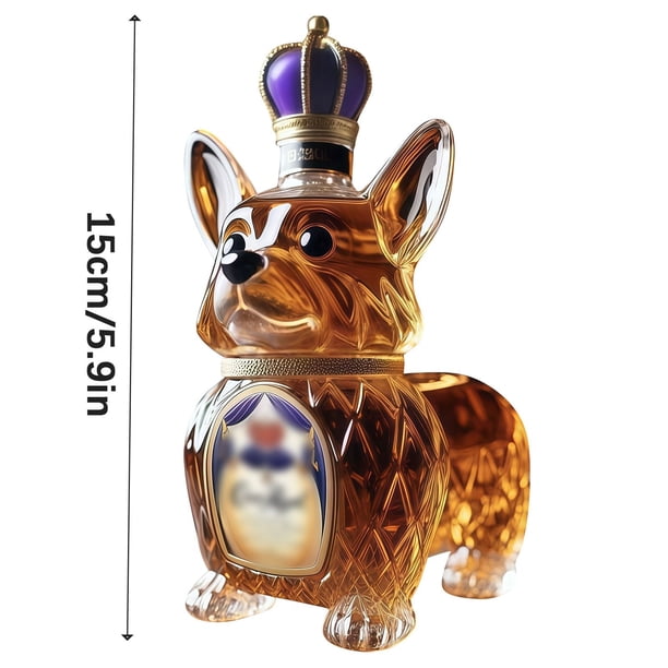 DFC Corgi Whiskey Bottle Decorative Wine Bottle Rack Purpose
