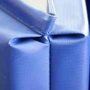 Greatmats Gym Mats Gymnastics Folding and Exercise, Tumbling, Cheer Mat Blue 4x8 Ft x 2 Inch