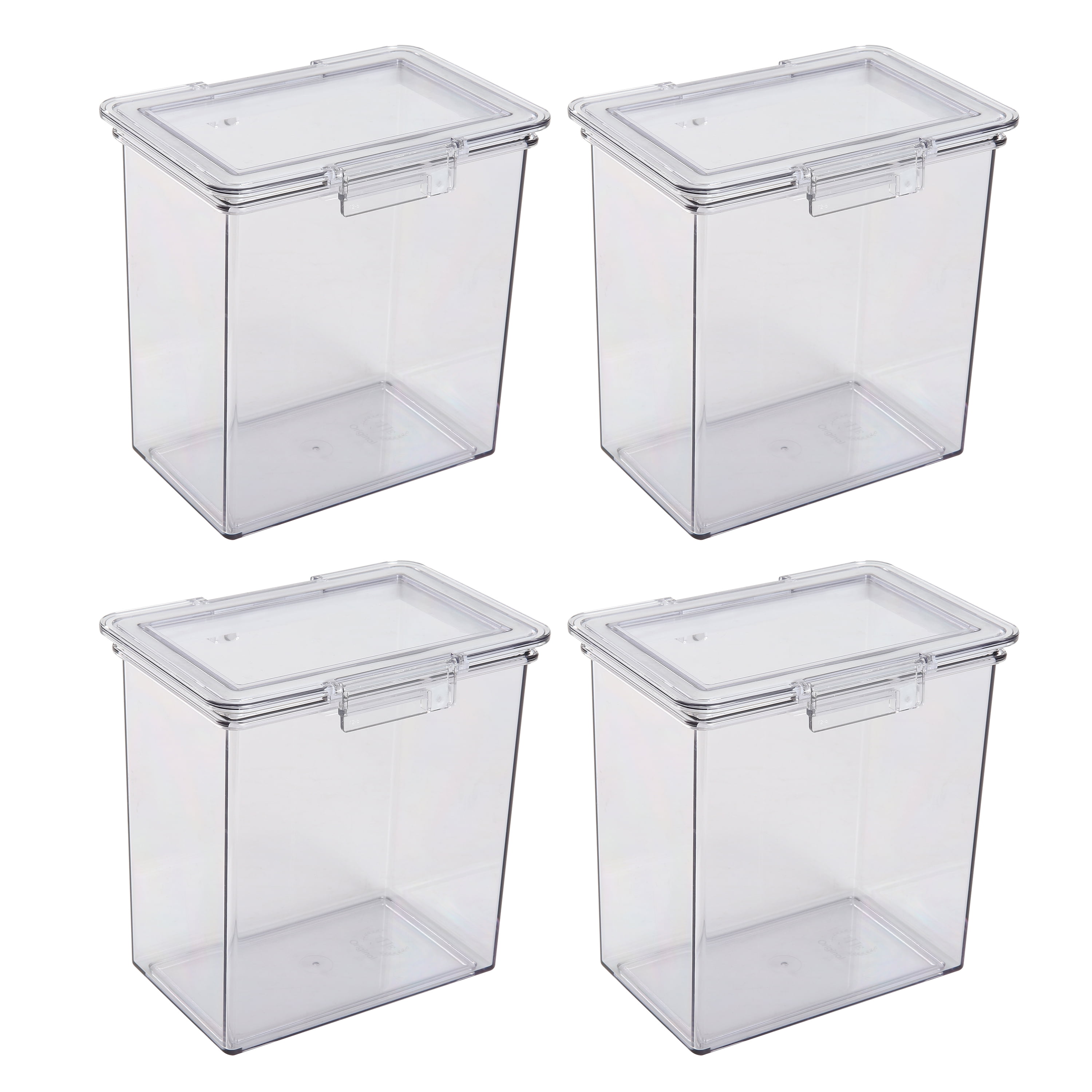 The Home Edit Small Canister Food Storage Containers, Pack of 6, Clear