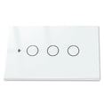 thumbnail image 2 of TUYA Smart Light Interruptor Cuenta regresiva Teléfono Móvil Lámpara de control remoto Interruptores de sala de estar Suministros Inteligentes para el hogar EE.UU. White 3-Gang Yuarrent HA011723-03, 2 of 7