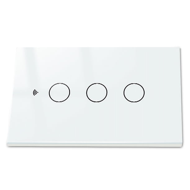 Advancent Interruptor de luz inteligente Tuya, cuenta regresiva, interruptores de lámpara de Control remoto para teléfono móvil, controlador de sala de Electrodomésticos Blanco 3 elementos Advancent HA011723-03