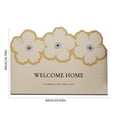 thumbnail image 3 of Uklsqma Silk Pvc Non-Slip Entryway Mat | Wear-Resistant Mud Scraper Doormat | Customizable 16X24In Rug | Absorbent Quick-Dry Floor Mat for Home, Bathroom, Shower, and High-Traffic Areas, 3 of 6