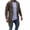 Khaki, variant on Fgnfyis Mens Jackets Long Sleeve Knitted Cardigan Sweater Soft Comfortable Big and Tall Casual Button up Mens Winter Coats Khaki M