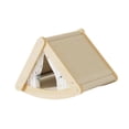 thumbnail image 2 of Cats Scratcher House para gatos interiores de diseño acogedor Minimalismo Casa de rascado de triángulo rústico elegante para un amigo, 2 of 8