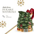 thumbnail image 4 of Spode Juego de crema y azúcar para árbol de Navidad | Juego de jarra para crema y azucarero con forma de árbol | Hecho de fina dolomita | Crema de 7.4 onzas Tarro de azúcar con tapa de 5.3 onzas, 4 of 5