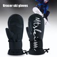 thumbnail image 4 of comerut Ski Gloves with Built-in Wrist Guards EVA Shock Absorber Winter Gloves Waterproof Warm Snowboard Gloves for Skiing Cycling, 4 of 8