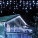 thumbnail image 5 of Luces navideñas en cascada para decoración de exteriores, 4 m de caída, 0,4-0,6 m, luces LED, cadena de luces para fiestas, decoración de aleros de jardín, 5 of 5