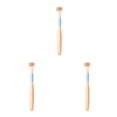 thumbnail image 3 of Yuarrent Cepillo de dientes sensorial de plástico con mango antideslizante en forma de U Protección dental segura y flexible A22 amarillo Type1 NO1, 3 of 6