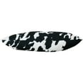 thumbnail image 3 of Everything Comfy Cow Print Decorative Pillow, 16x6 Inch, Black,, 3 of 4