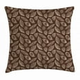 thumbnail image 1 of Cocoa Throw Pillow Cushion Cover, Organic Flowering Harvesting Cocoa Beans Seeds Tropic Plants Fresh Exotic Design, Decorative Square Accent Pillow Case, 24 X 24 Inches, Cream Chocolate, by Ambesonne, 1 of 2