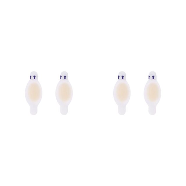 Qarigey Almohadillas protectoras de Gel para talón, 2 uds., cojín para talón, resistente al desgaste, accesorios para el cuidado de los pies, cintas 28*69mm 2piezas Qarigey CBP462285
