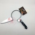 thumbnail image 1 of Aro de pelo de plástico para Halloween, cabeza de simulación de desgaste, hebilla de cabeza de cuchillo de cocina, accesorios de Cosplay, cabeza de barril de aguja, juguete de decoración para fiesta, 1 of 3