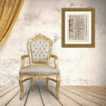 thumbnail image 3 of Moore, Regina 25x32 Gold Ornate Wood Framed with Double Matting Museum Art Print Titled - Ancestral Marks VIII, 3 of 4