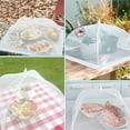 thumbnail image 7 of Migroa Foldable Food Cover Tent, Mesh Umbrella Design for Indoor Outdoor Use, Fly Proof Cover for Parties, Bbq & Picnics White, 7 of 7