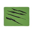 thumbnail image 3 of Effete Feline Claw Marks Scratch Fleece Sherpa Blanket, 3 of 6