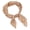 Khaki, variant on 65cm Leopard Print Silk Scarf for Women Girls Short Necktie Scarf Fashionable Multifunction Accessory for Any Outfit