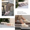 thumbnail image 3 of Zapatillas para hombre acogedoras pantuflas de espuma viscoelástica sin cordones, zapatos de casa cálidos para interiores, 3 of 5