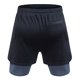 thumbnail image 4 of Pantalones Cortos Casuales de Color Sólido Deportivos Vacaciones de Ocio Secado de Dos Piezas Fitness, Estilo de Pijama para el Hogar, 4 of 9