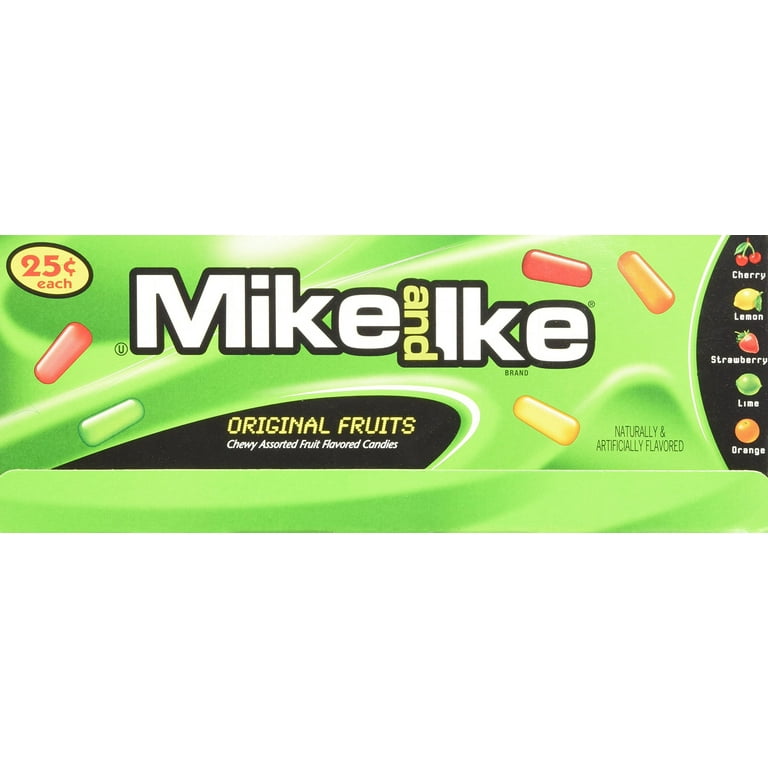 Mike and Ike Original Fruits (1 Box of 24 - .78oz Individual Packs