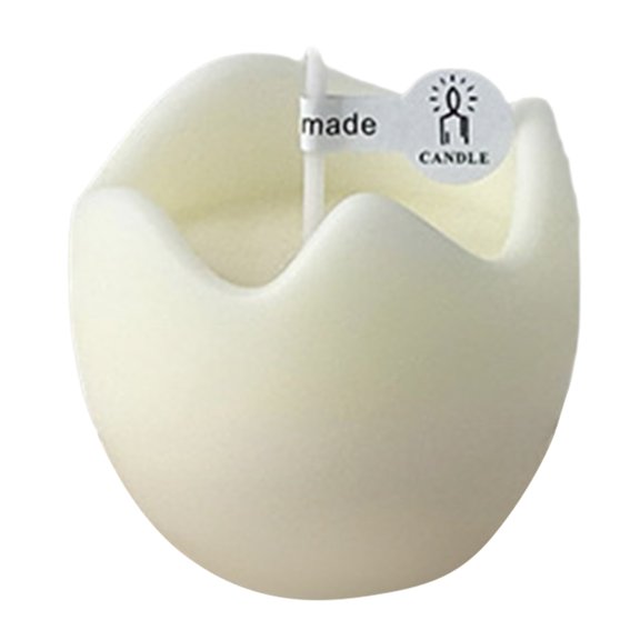 Easter Bunny Candle, Egg Shaped Votive Scented Soy Candle, Spring Table Centerpiece for Home Bedroom, Holiday Party Decoration & Gift, Bunny Egg Home Decor