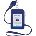 thumbnail image 1 of Sophisticated Identification Companion, Genuine Leather Id Badge Holder With Precise Sewing Workmanship And Zipper Pocket, For Professional Use, 1 of 5