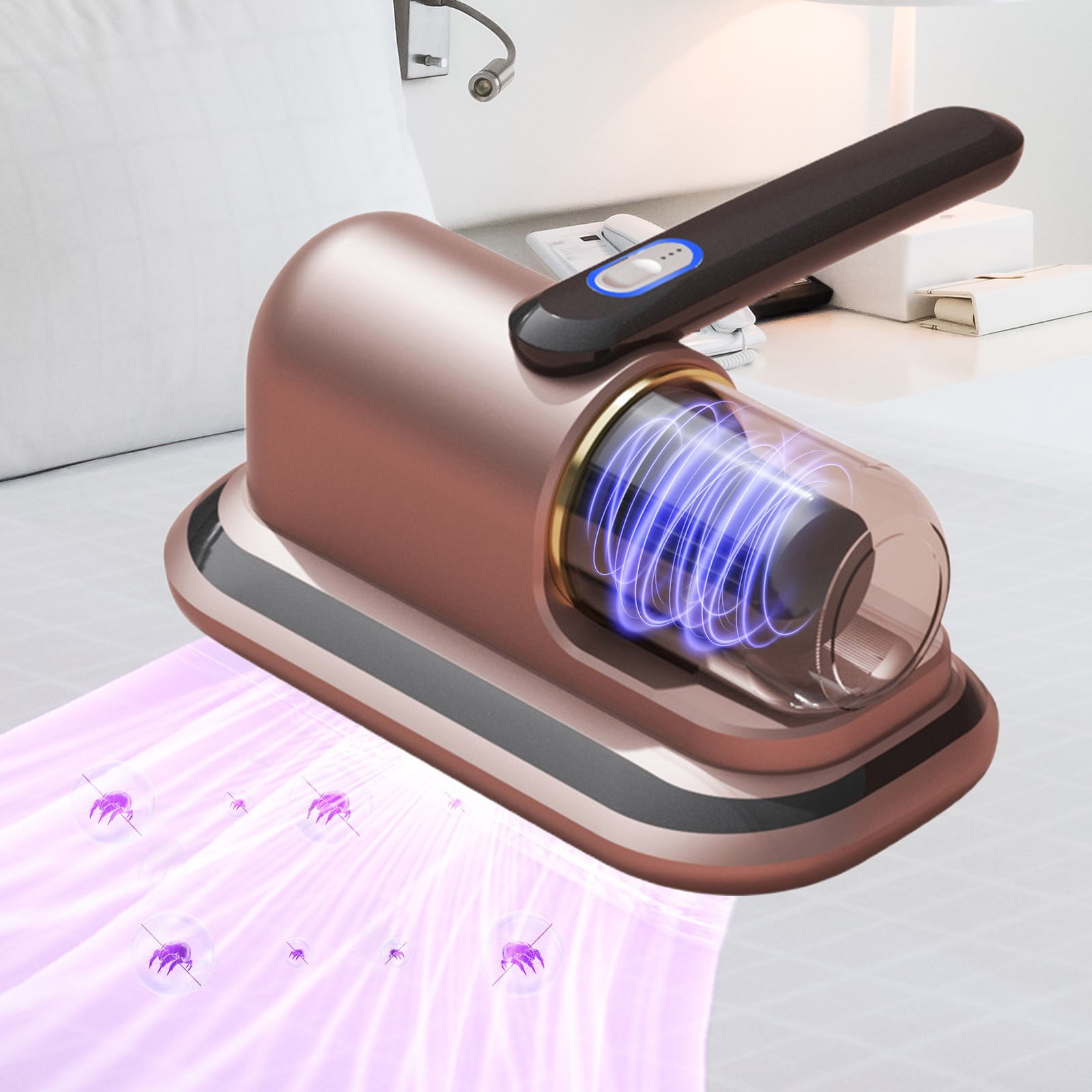 VWRXBZ Vacuum Cleaner Household Bed Vacuum Cleaner Wireless High Suction Vacuum Cleaner Suitable for Home Textiles Portable Vacuum Cleaner 9.09x6.44x2.85 Inch