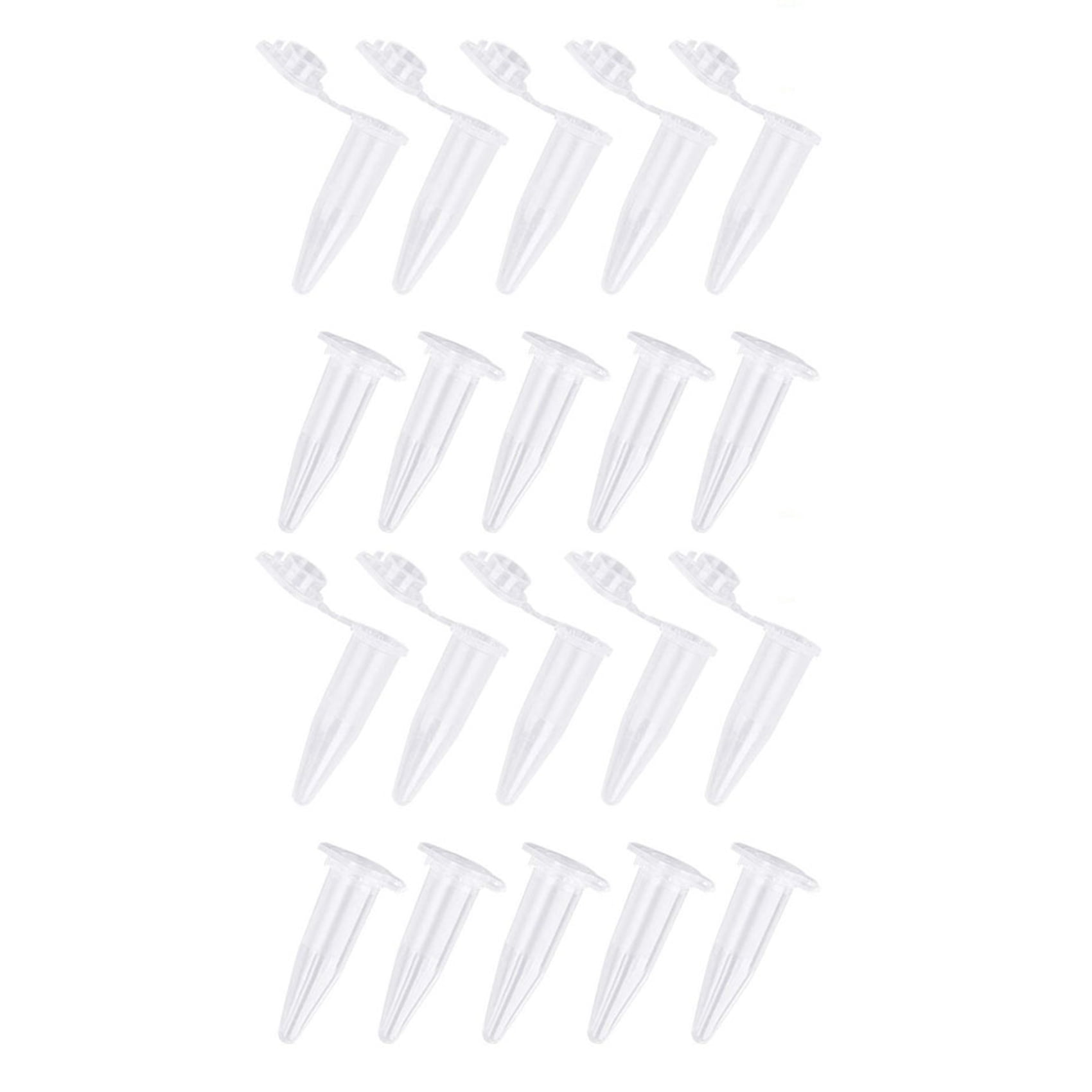 2000Pcs Mini Centrifuge Tubes 1.5Ml Raduated Clear Plastic Centrifuge