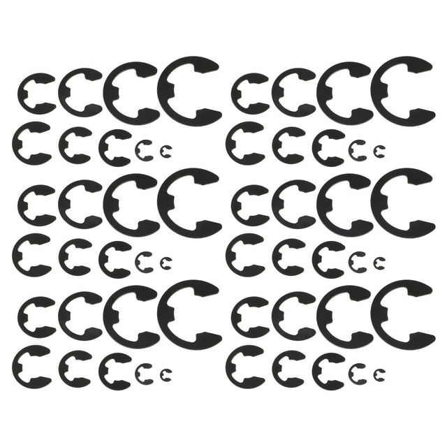 MasteelfCA 300pcs Professional Metal E-clip Cirlclip External Retaining Ring Assortment Set