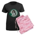 thumbnail image 5 of CafePress - Irish Beagle Women's Dark Pajamas - Women's Short Sleeve Print T-Shirt and Pants Dark Cotton Pajama Set, 5 of 7