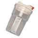thumbnail image 5 of Botellas de agua potable reutilizables para acampar, excursiones, oficinas, botellas de agua de viaje sin BPA 450 ML blancas, 5 of 10