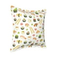 thumbnail image 2 of Bingfone Decorative Pillow Covers 18"X18" Sushi And Rolls Couch Pillow Cases Modern Farmhouse Covers For Couch Sofa Bed, 2 of 9