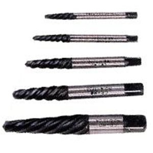 K Tool International  5 Piece Spiral Extractor Set
