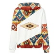 thumbnail image 5 of Ounisa Womens Oversized Hoodies Fleece Drawstring Retro Sweatshirts Fall Fashion Pullover Sweaters Winter Christmas Tree Santa Claus Heart Graphic Clothes, 5 of 5