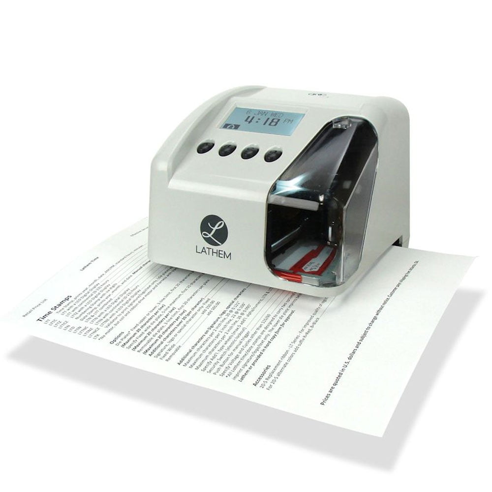 Lathem LT5000 Electronic Time Date & Numbering Stamper