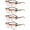 4 Pairs of Pink, variant on 4 Pairs of Women Gradient Brown Reading Glasses 3.00, Tortoiseshell Blue Round Spring Hinge Blue Light Blocking Readers +3.00 Strength UV