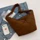 thumbnail image 4 of Bolso informal acolchado para mujer con correa de nudo, bolso de ocio suave para mujer (marrón), 4 of 7